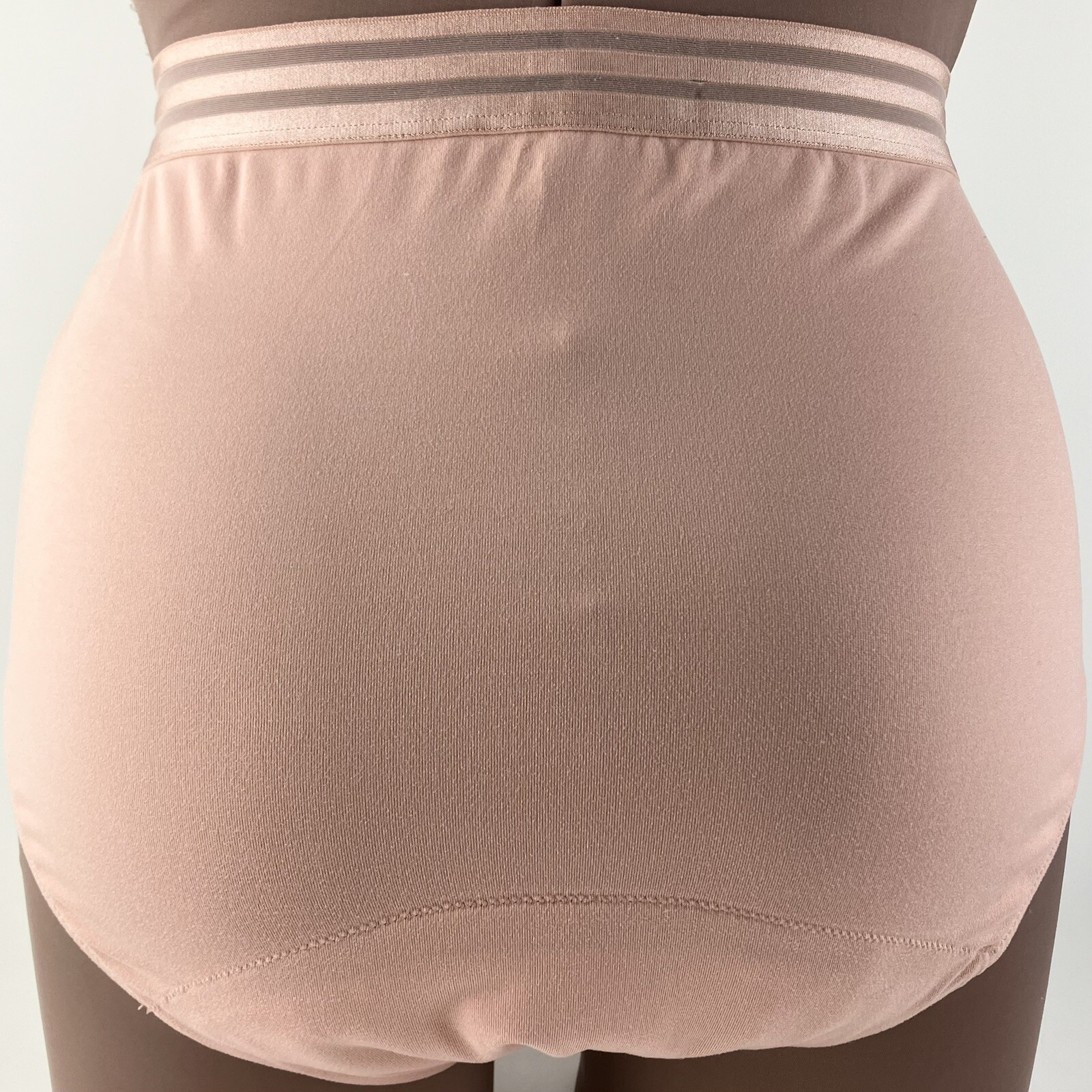 Thinx Period Menstrual Leak Panties Hi Waist Dusk Mauve Heavy Absorbency Large