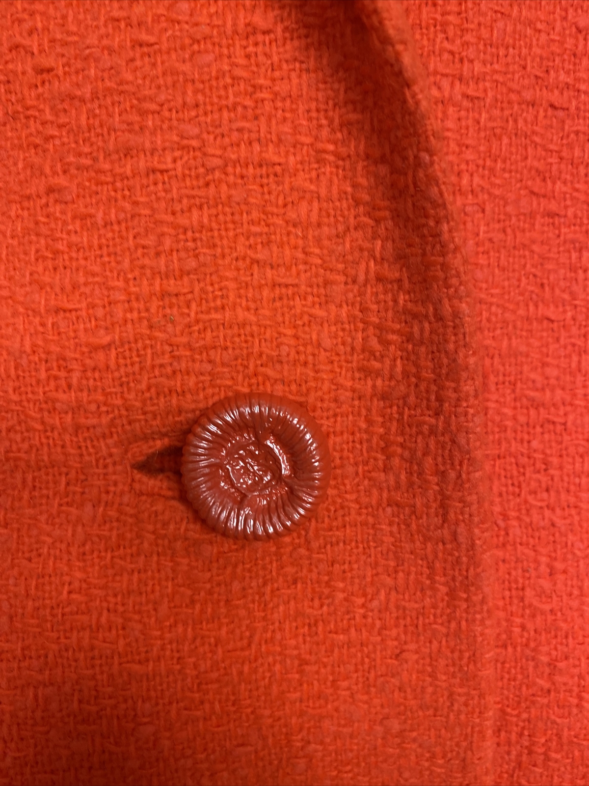 Vintage 60s Neon Grapefruit Pinkish Orange Color Bettijean Womens L/XL Mod