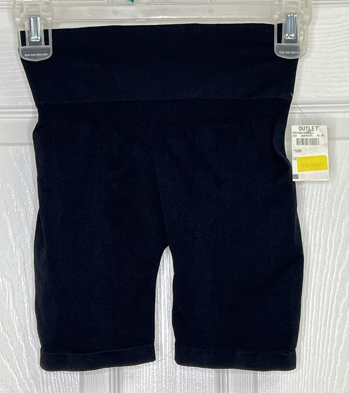 Intimate Co LLC Black Shorts Body Shaper Shapewear Size S/M Nylon Spandex