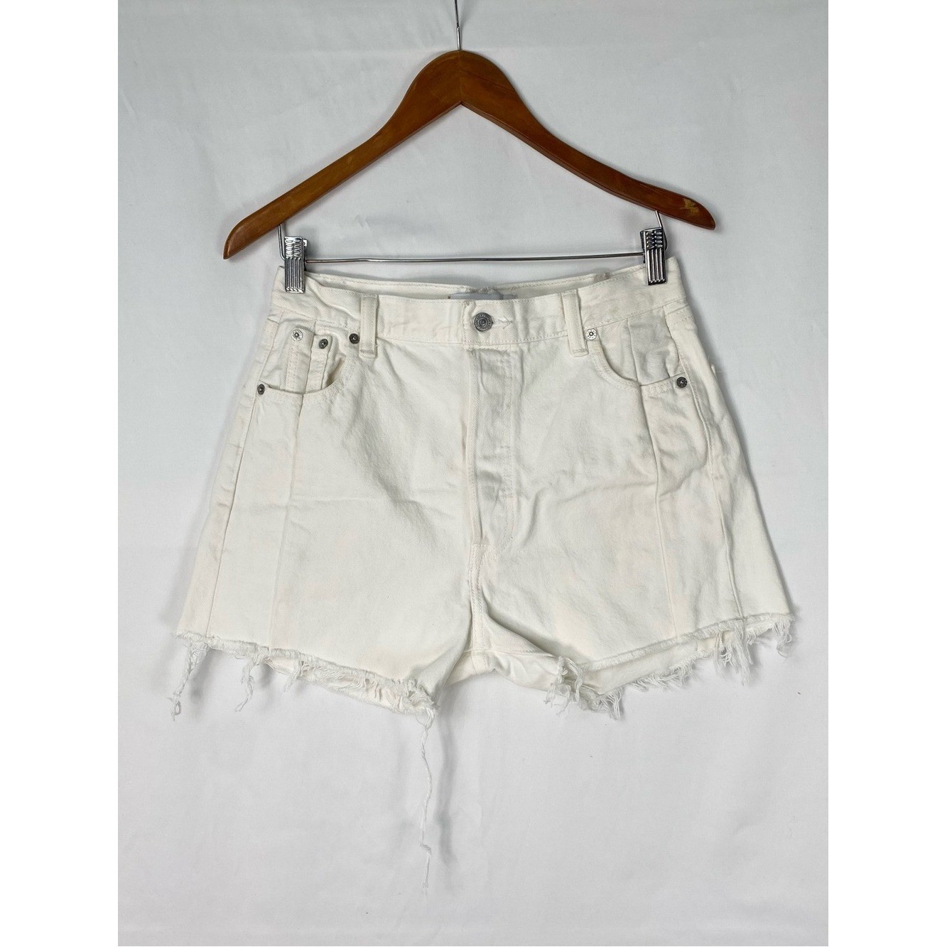 EB Denim Levi’s 501 Vintage Denim Shorts Raw Hem High Waisted