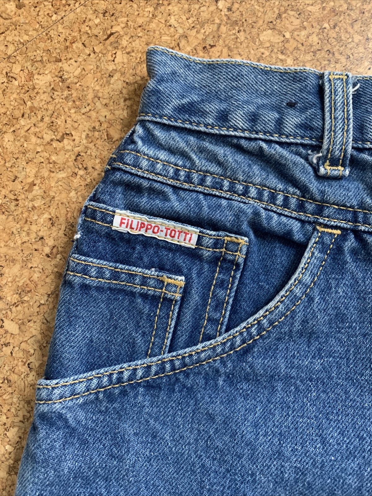 VTG FILIPPO TOTTI 80s Mom Jeans Skirt Sz 13/14 – Waist 28 “