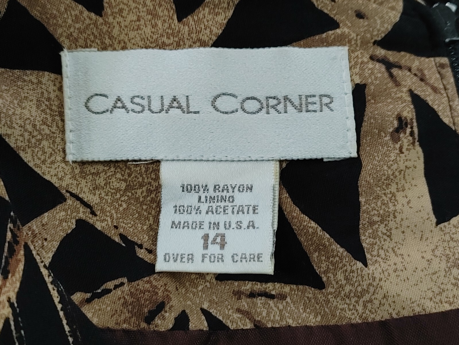 Vintage 80s Casual Corner Sheath Dress Womens sz 14 Work Secretary Layered
