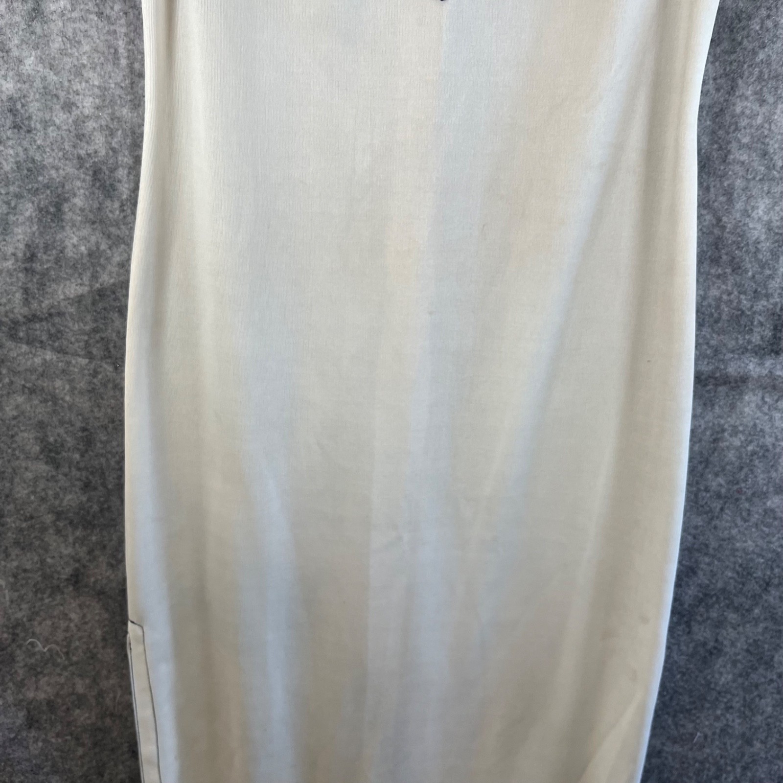 Vtg Westbury Fashions Dress Zip Up Polyester Modest Retro Scoop Neck Anchor
