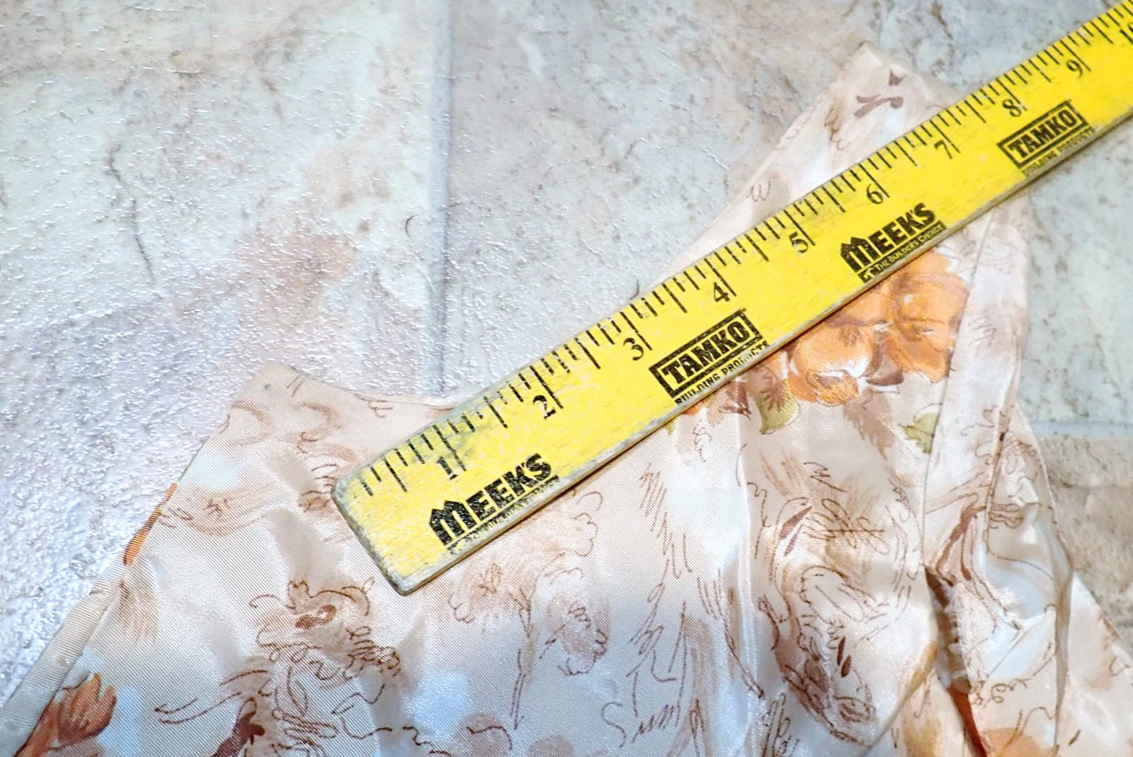 True Vintage 1950s 60s Peach Watercolor Floral Pinup Rockabilly Swing Dress XS 0