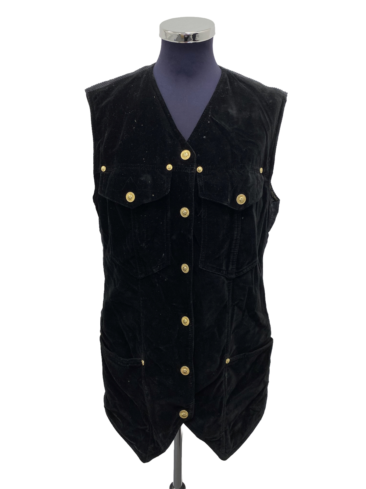 VERSACE JEANS COUTURE VEST WOMEN WOMAN VEST VINTAGE JHD4576