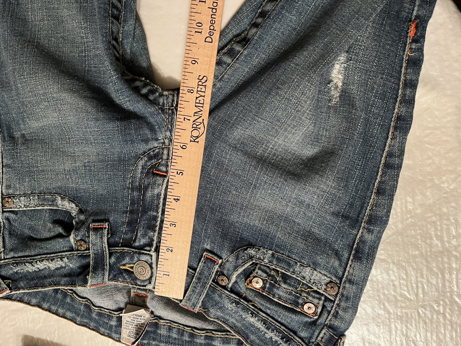 vintage Y2K True Religion Johnny MADE IN USA jeans womens 29 30 32 straight leg
