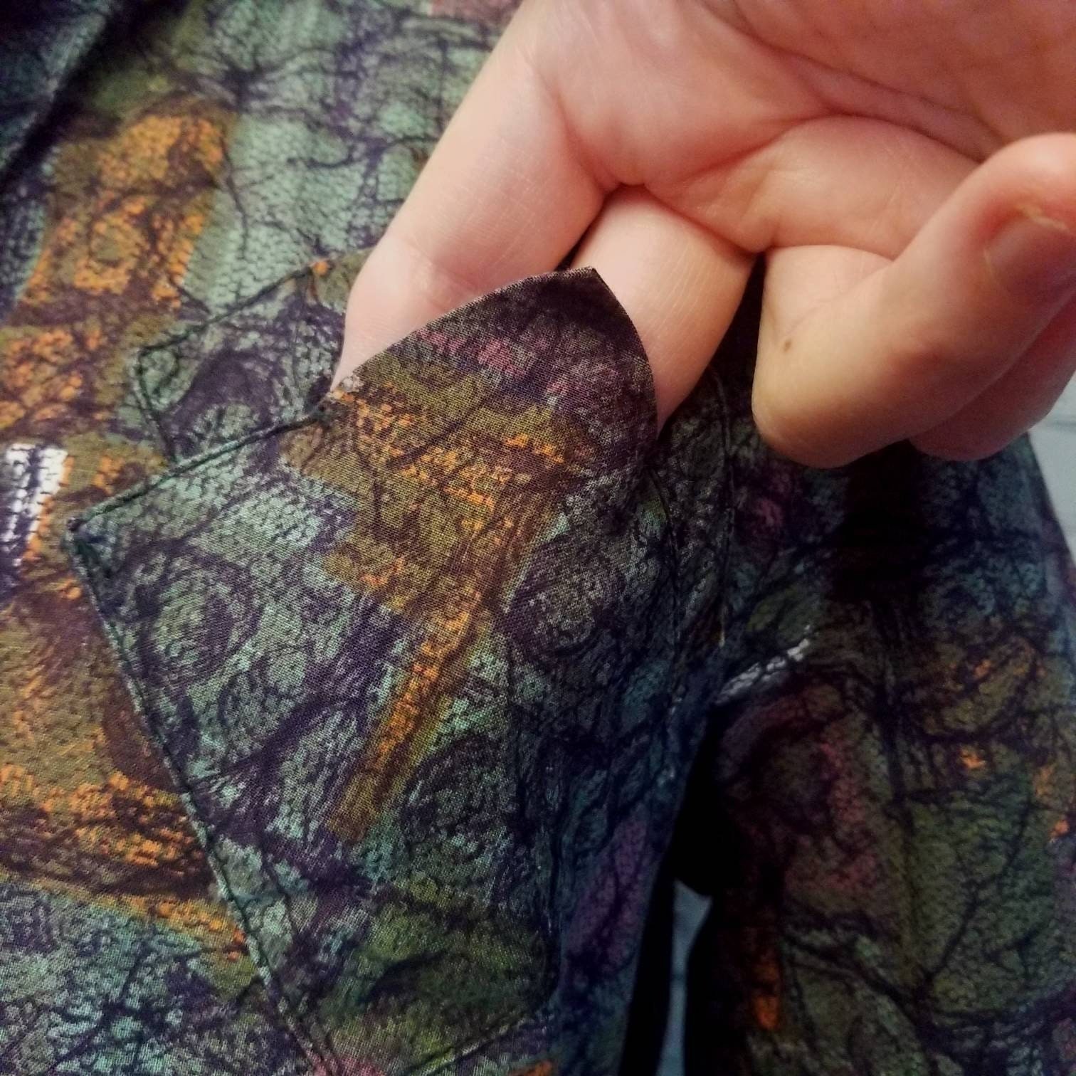 Vintage 1950s Abstract Pollock Print Day Dress, Atomic MCM Midcentury Shirtwaist