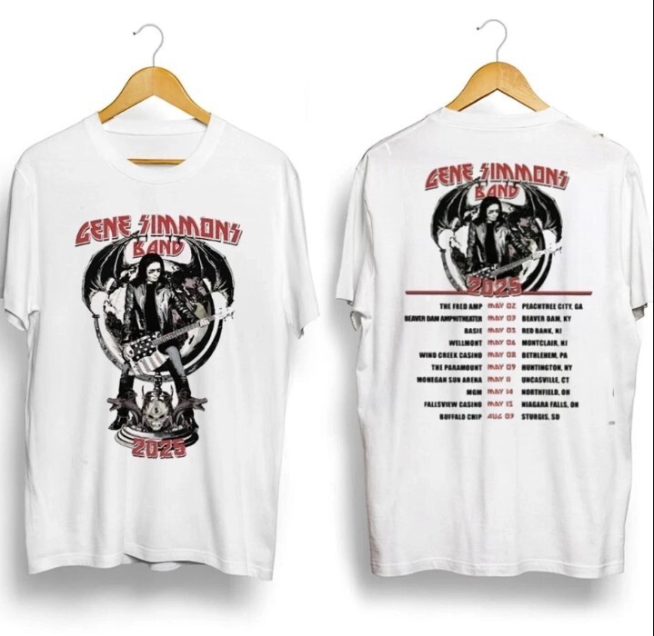 Gene Simmons Band 2025 Tour T-shirt