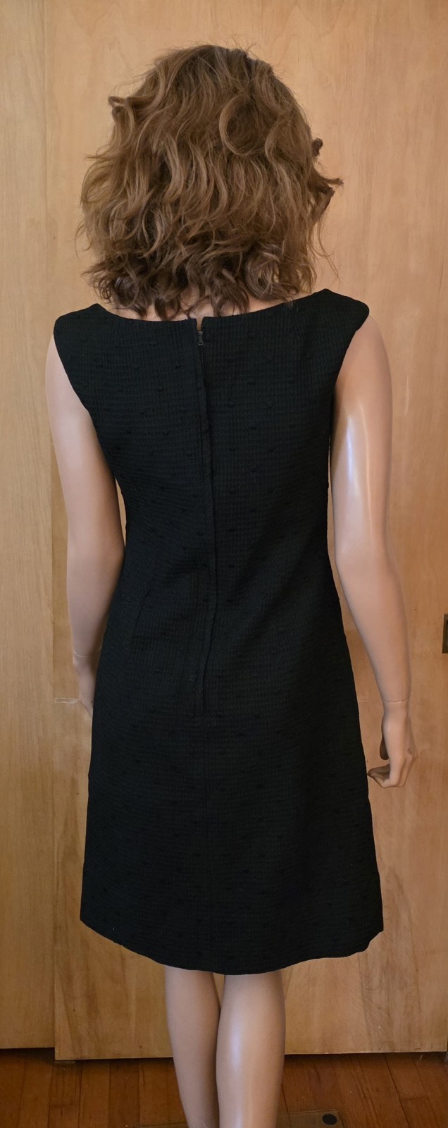 WOMEN’S VINTAGE 50’S/60’S BLACK TEXTURED DRESS SUIT ~ Refer To Measurements