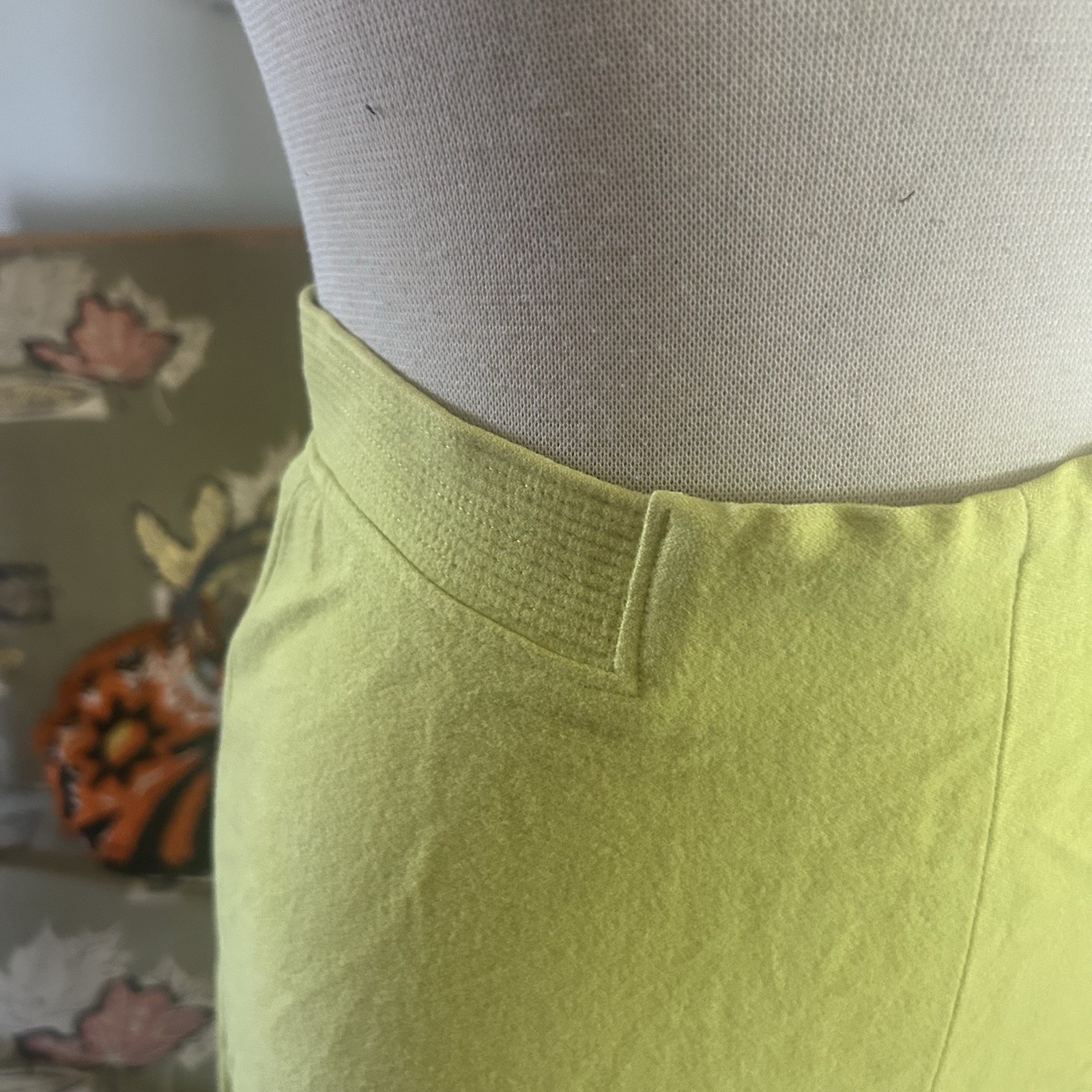 Vintage 1940s Suit Set | Jacket | Skirt | Chartreuse Green | S M | 40s
