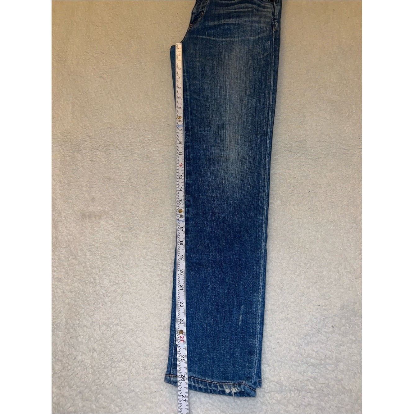 Moussy Vintage Japan Skinny Jeans 27 Medium Wash Japanese Denim Premium