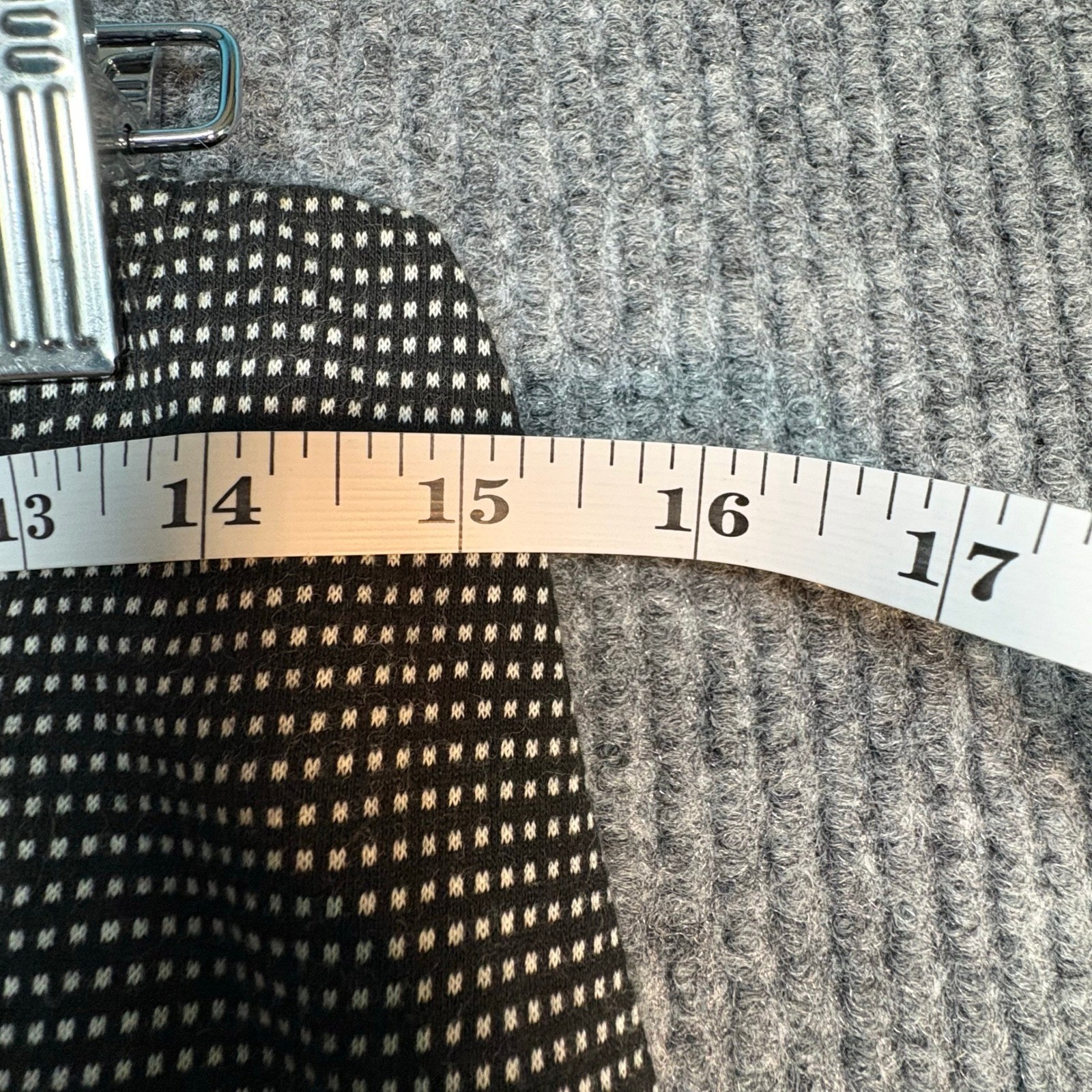 Clifford & Wills Vintage Maxi Skirt Black White Knit Pencil High Waist USA Made
