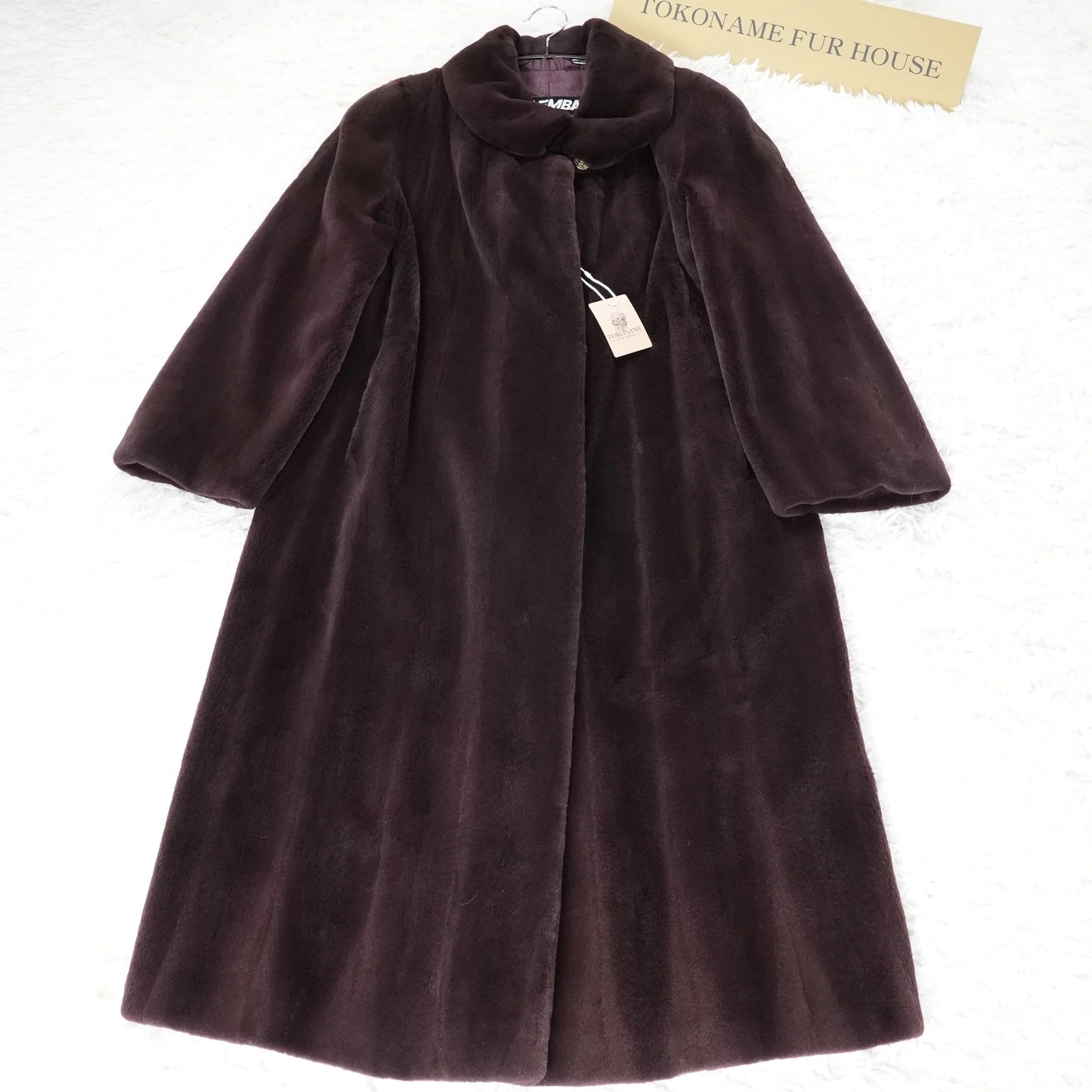 Chocolate Brown Shaved Mink Long Coat EMBA – Genuine Vintage Fur From Japan