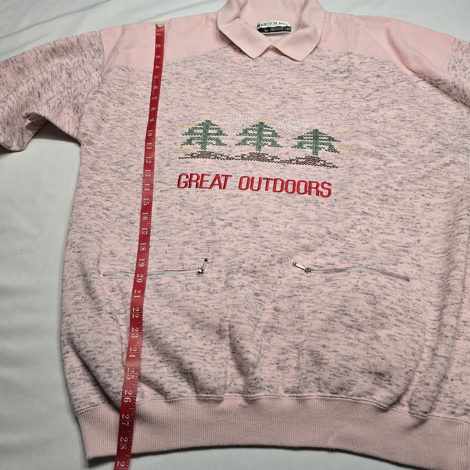 Vintage 80’s Marcy’n Me Great Outdoors Embroidered Cross stitch Sweatshirt