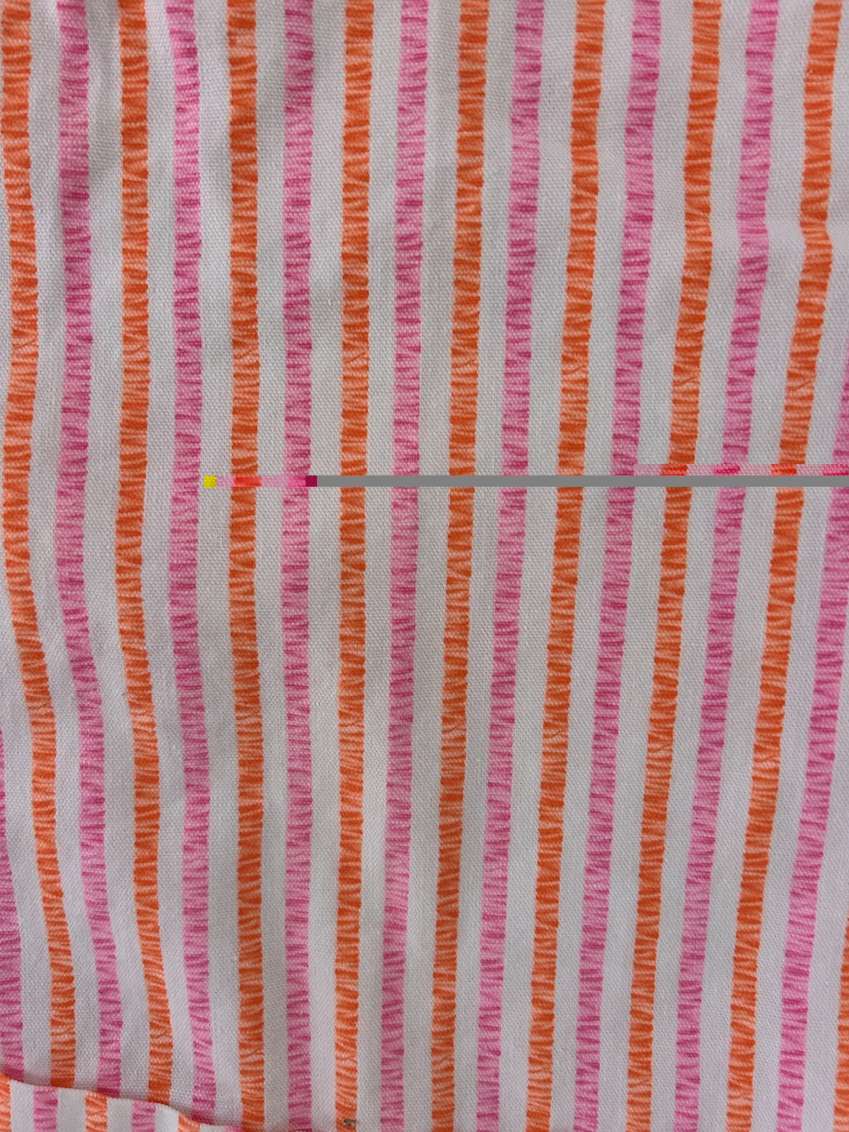 Vintage Pan Trends Flare Bell Bottom Pants Cuff Sz9/10 Candy Stripe Pink Orange