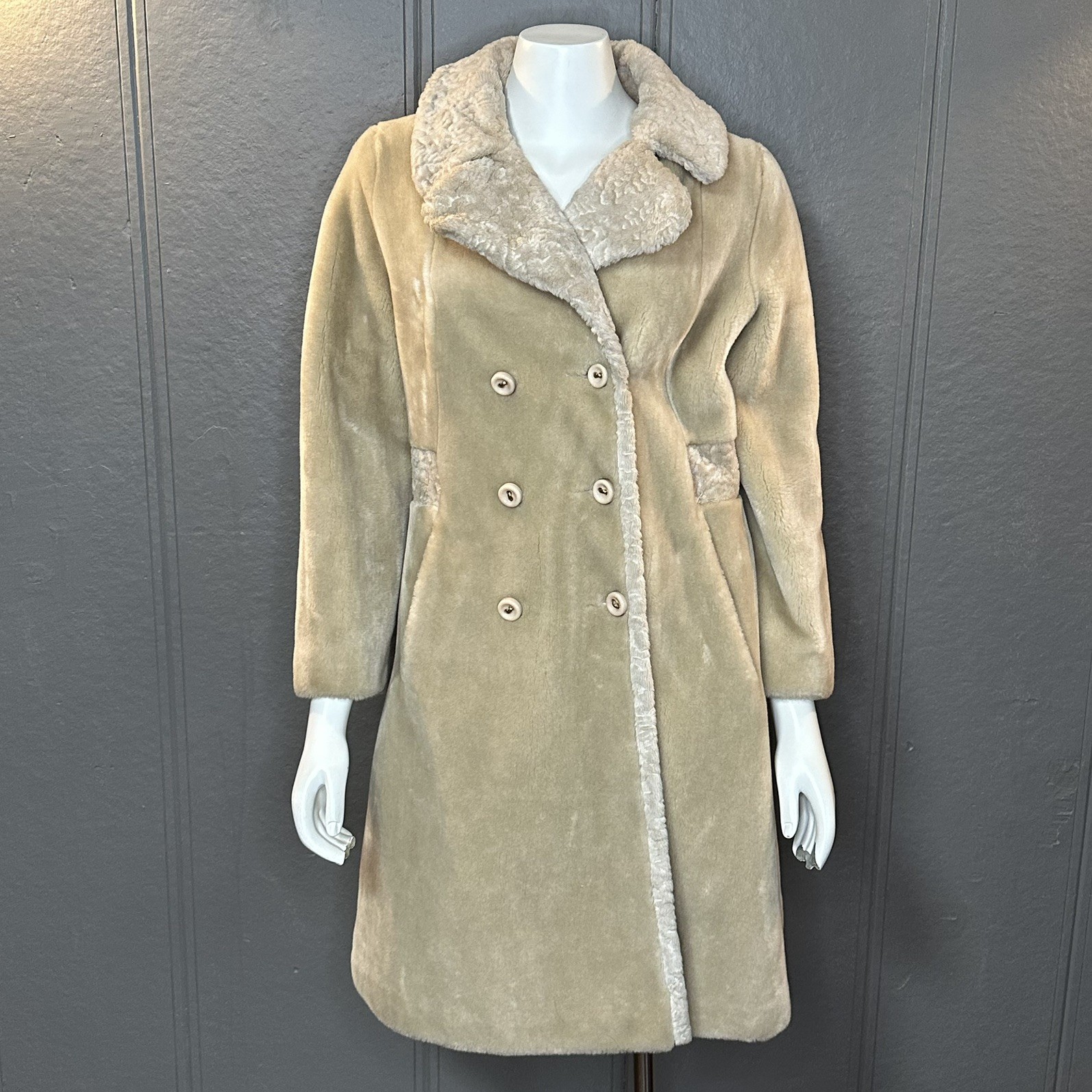 Vintage Borgana Styled by Russel Taylor Faux Fur Coat