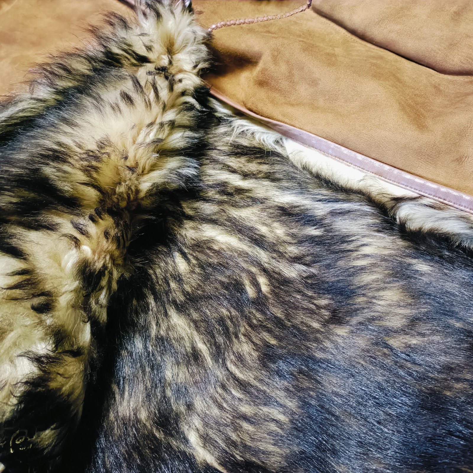 0815 Vintage Real Sheepskin sheep Fur Mouton Mongolian Coat Women