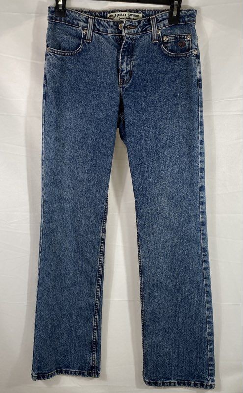 Vintage 2005 Harley-Davidson Bootcut Denim Jeans Made in Canada Sz 4