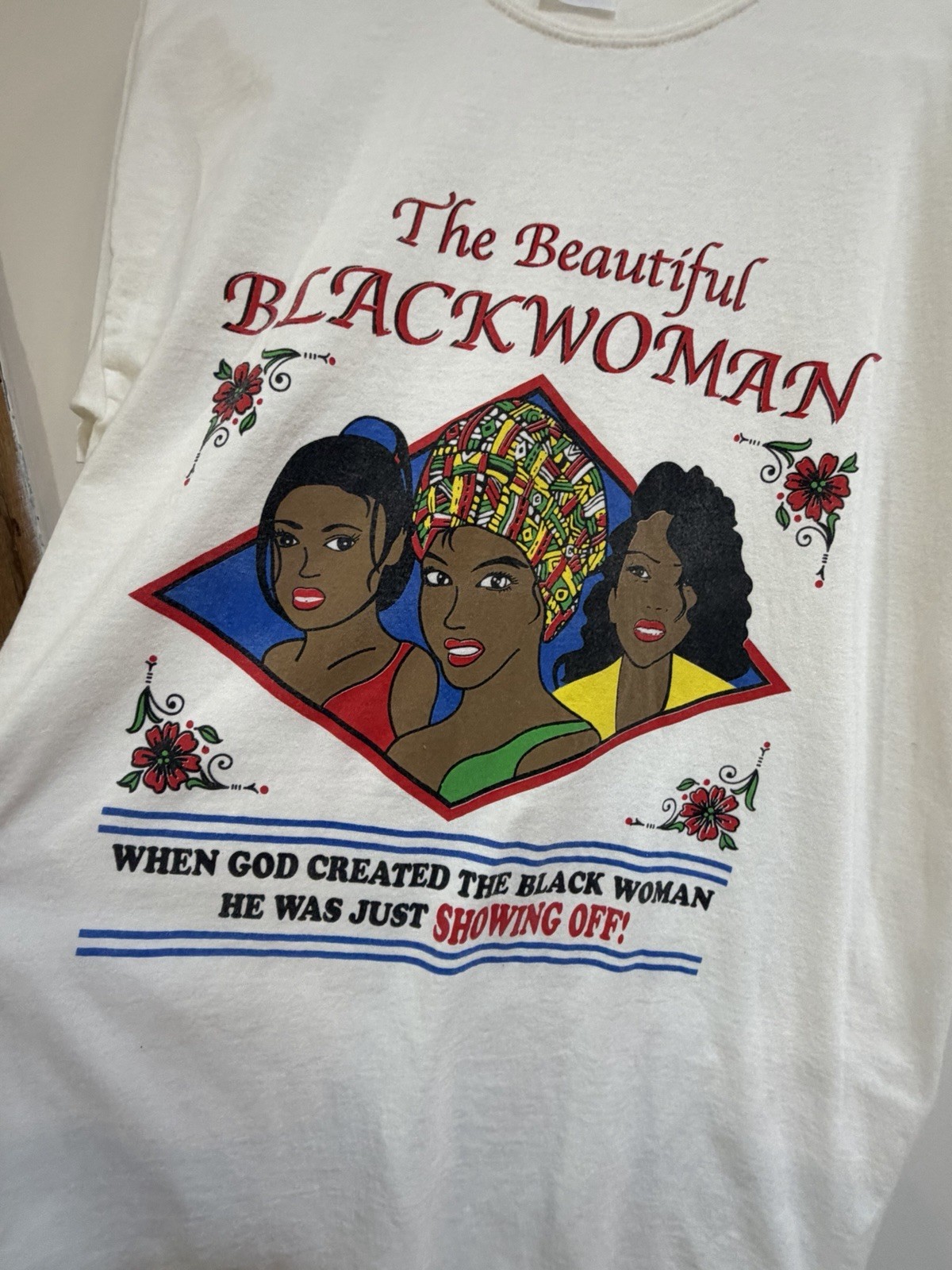 RARE Vintage 90s The Beautiful Black Woman When God Made Black Women Size Medium