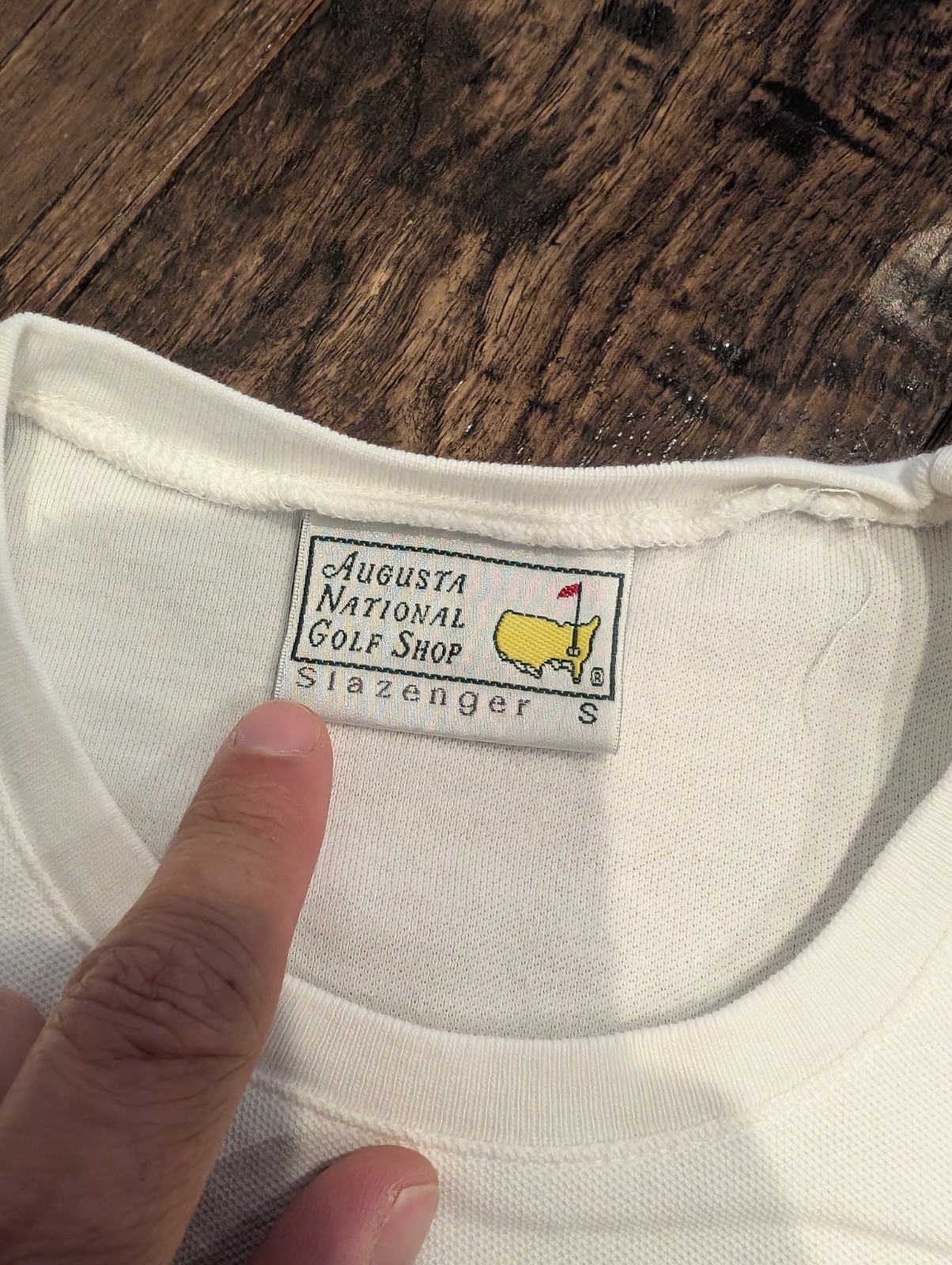 90s Slazenger Womens Small Masters Augusta National Golf Shop Embroidered Shirt