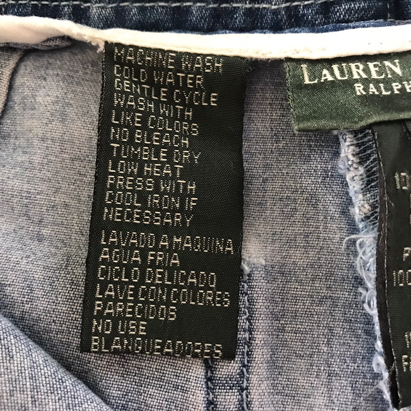 Lauren Jeans Co Womens Sz 6 Vintage 90’s Mom Denim Shorts High Waist Drawstring