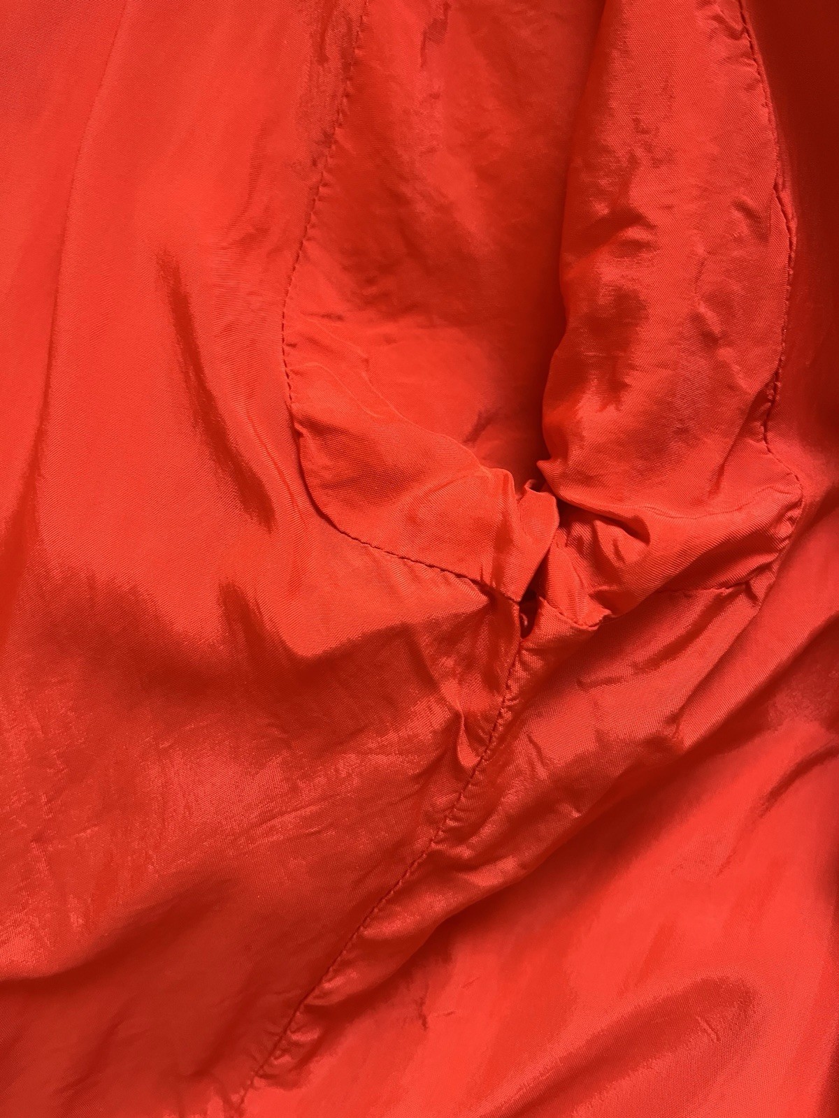 Bonnie Cashin Weatherwear Russ Taylor Vintage Union Made Orange Trench Size 8