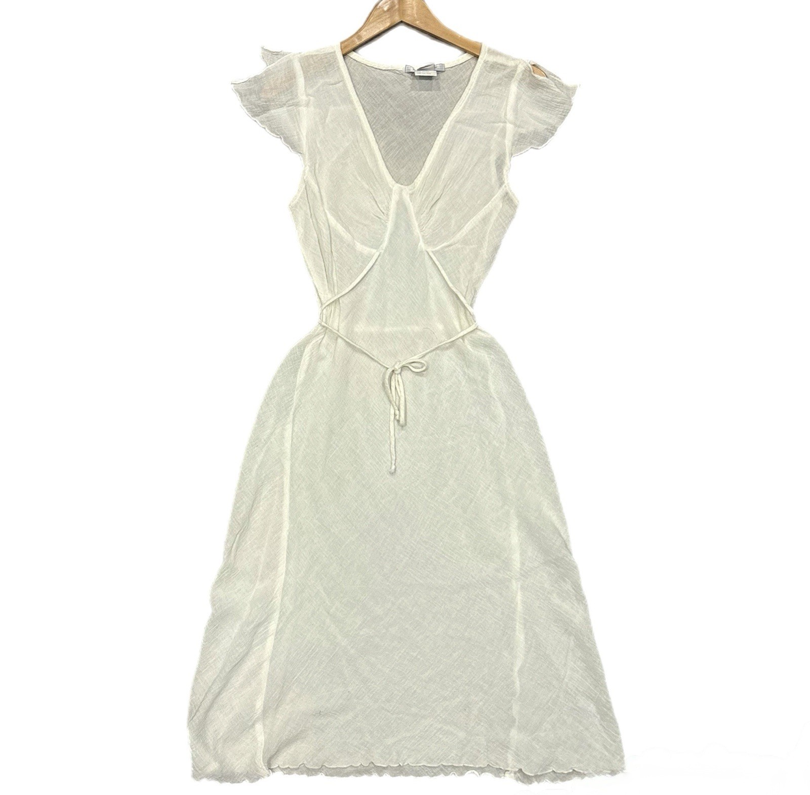 Vintage La Belle Nightgown Slip Dress Lace Trim VNeck Betty Boop Rayon Size 11