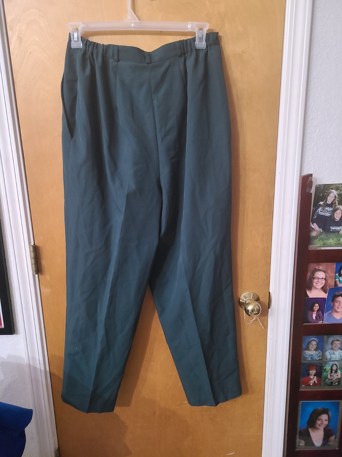 Vintage Woman Essentials By Worthington Green Slacks Pants Women’s 18W