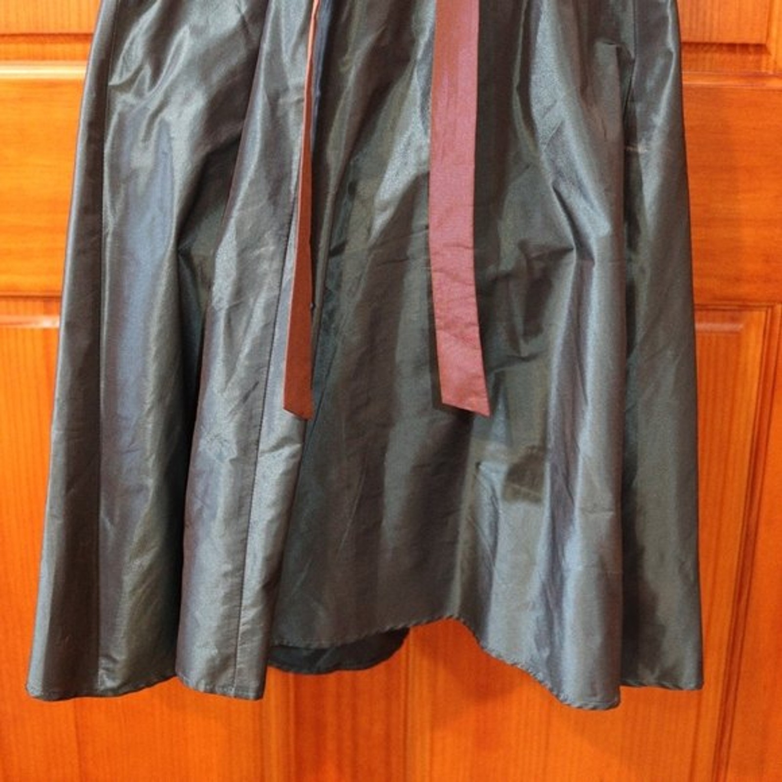 Robin Jordan Taffeta Vintage Prom Dress USA Strapless Short Dress 4