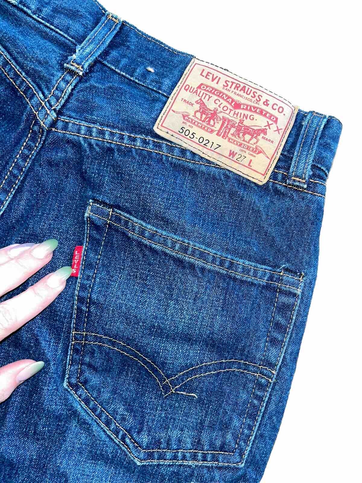 Levi’s Vintage Clothing Line LVC Selvedge BIG E 505-0217 Talon 42 Zip Jeans-27