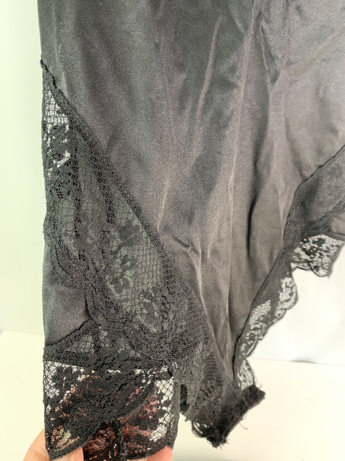 Vintage Lingerie Romper One Piece Women Size XS to Small Teddy Bodysuit Lace