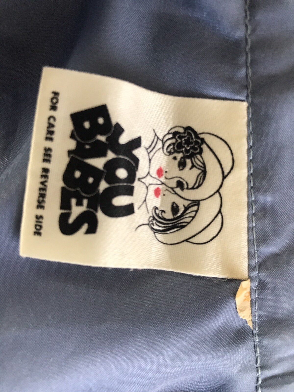 Vintage 1970s YOU BABES Button Light Blue Long Sleeve Women Top Shirt
