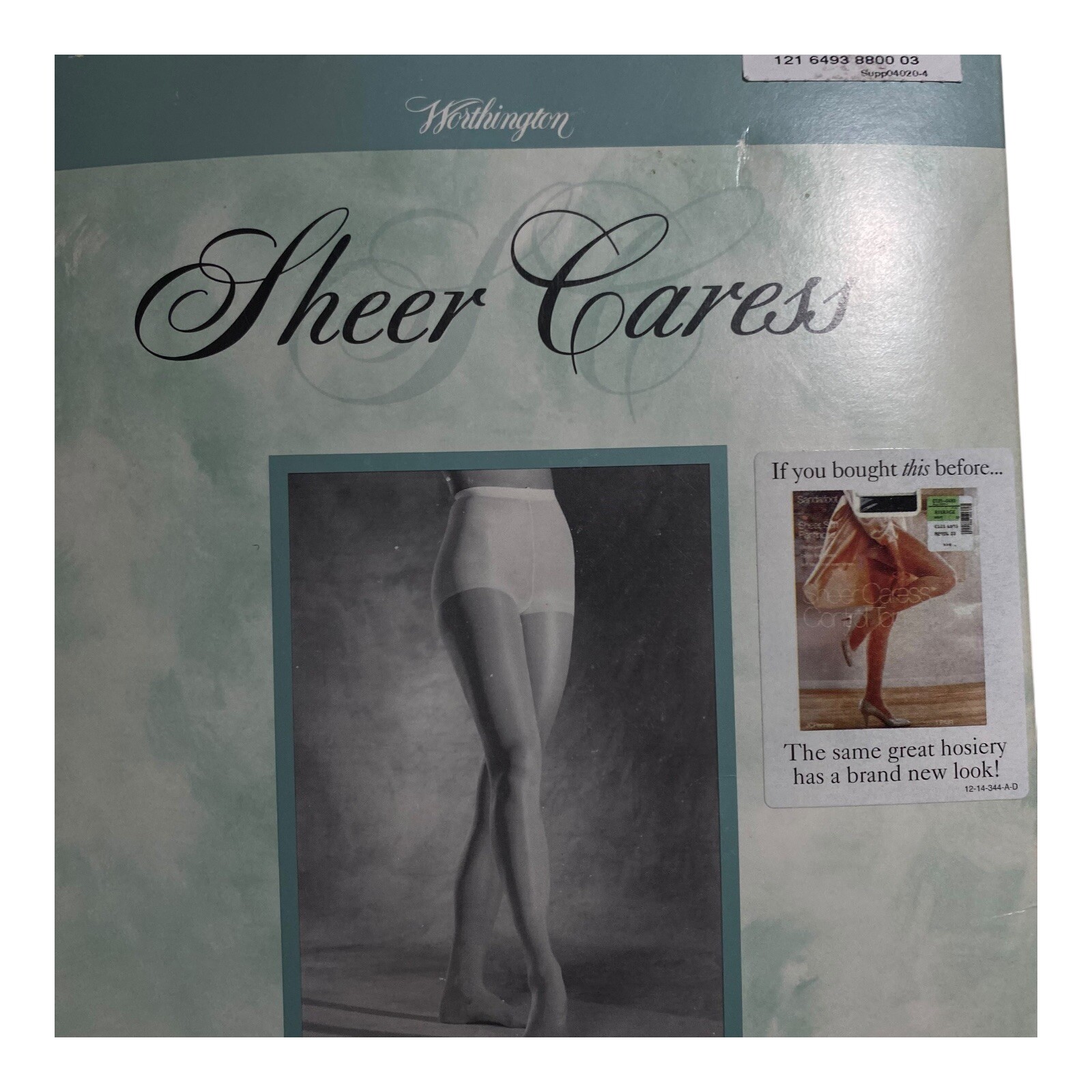 Wellington Sheer Caress Control Top Pantyhose Queen Short Smoke Grey 88 NOS
