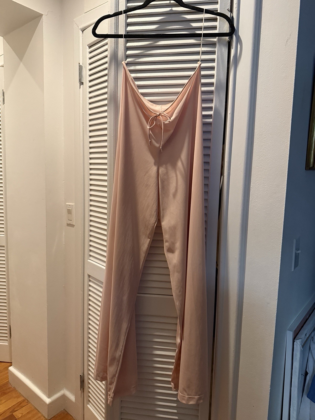 John Kloss For Cora 1970s Pajama Set Crop Top And Drawstring Pants