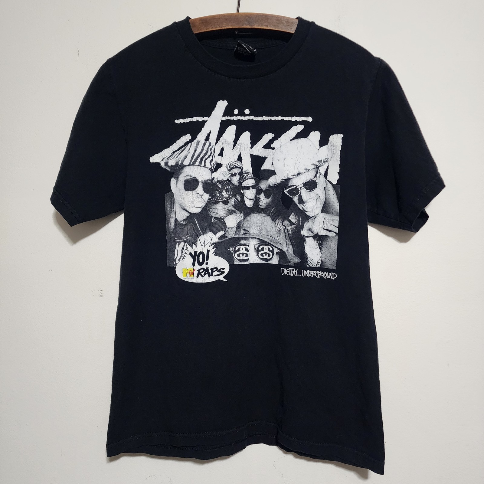 VTG 2013 Stussy x Yo! MTV Raps Digital Underground T-Shirt Small 25th Anniv