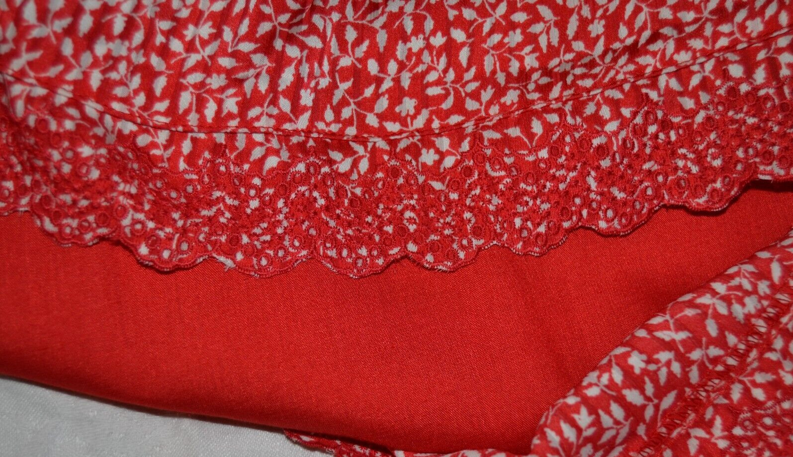 DRAPER JAMES Button Front Shirt Dress RED/CREAM Size S Vintage Fully Lined NWT