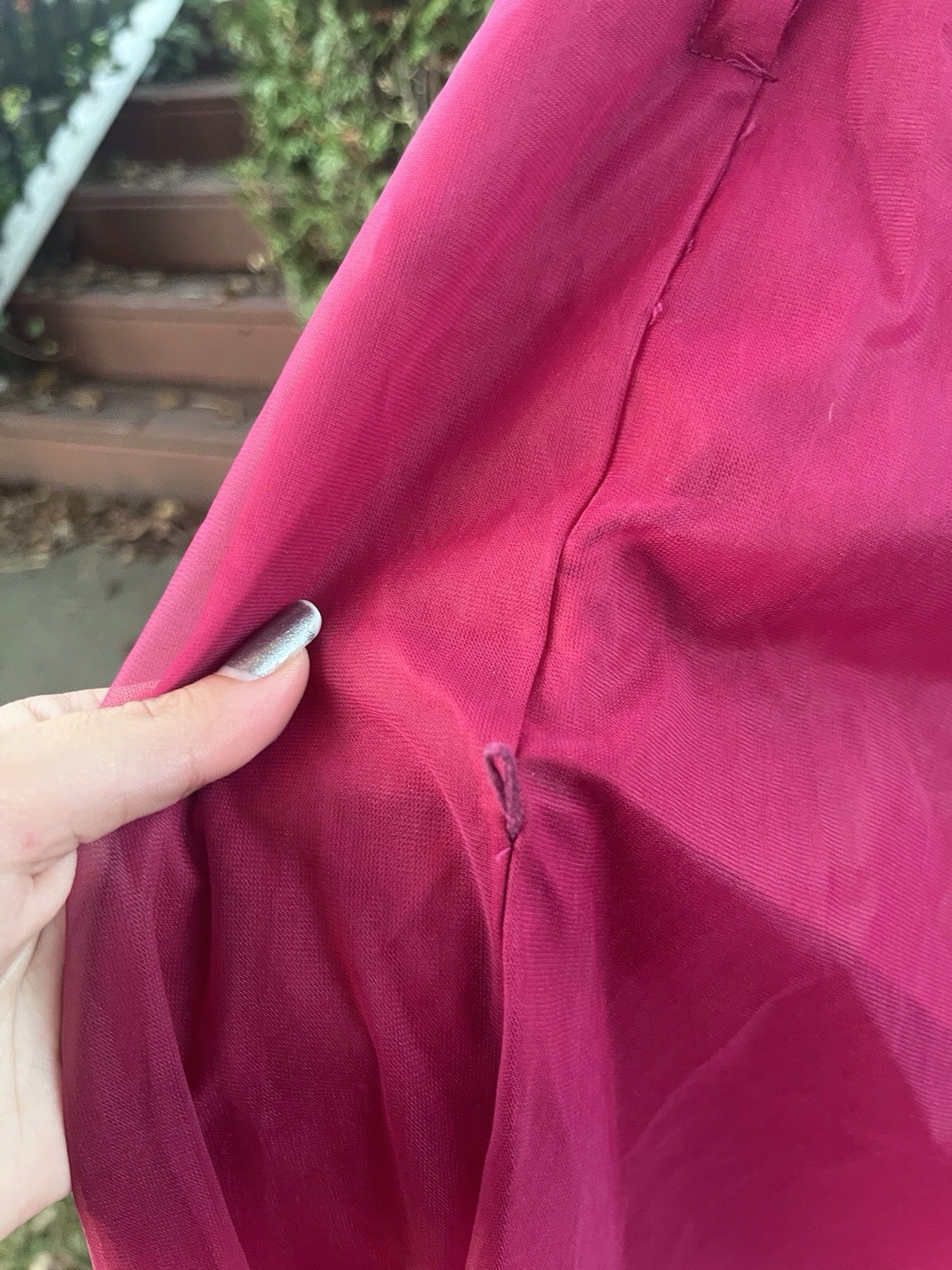 Vintage Prom Dress 1980s Does Victorian Puffy Sleeve High Collar Formal Maxi