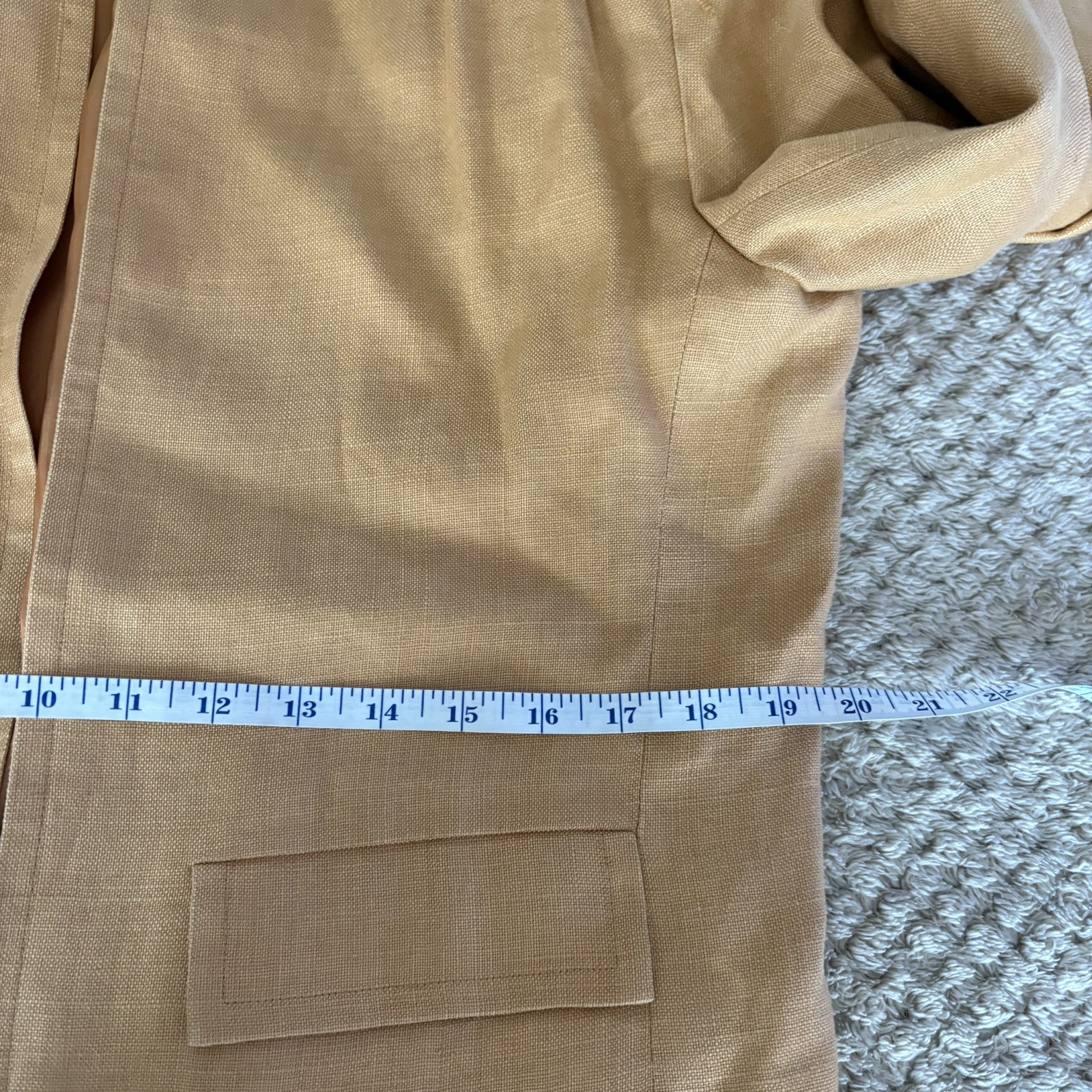 Yves Saint Laurent Rive Gauche Vintage 1980’s Evening Jacket Size 42 Silk Linen