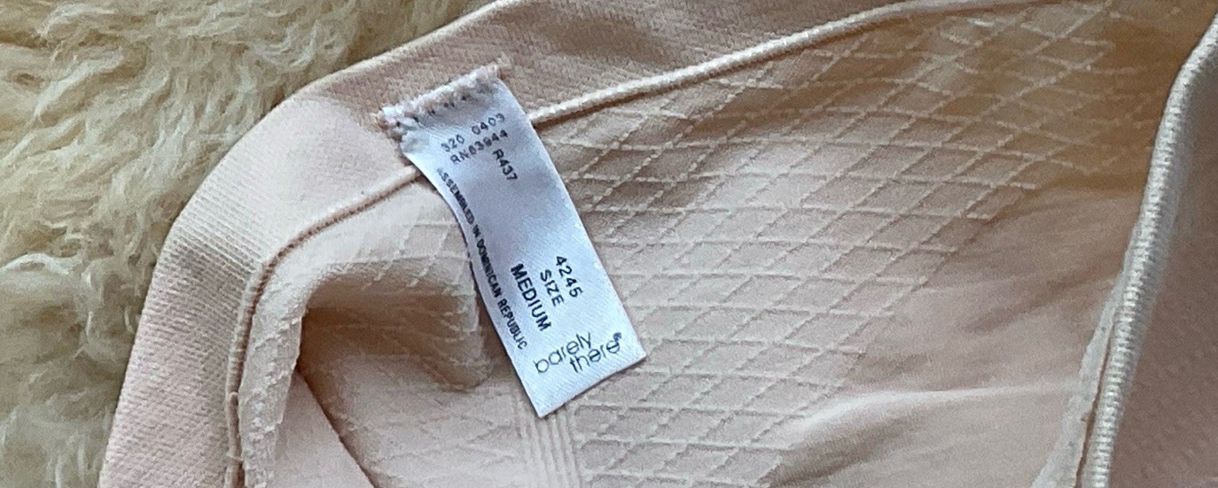 Vintage 80’s barely There Beige Lingerie panties Girdle M Nylon Spandex