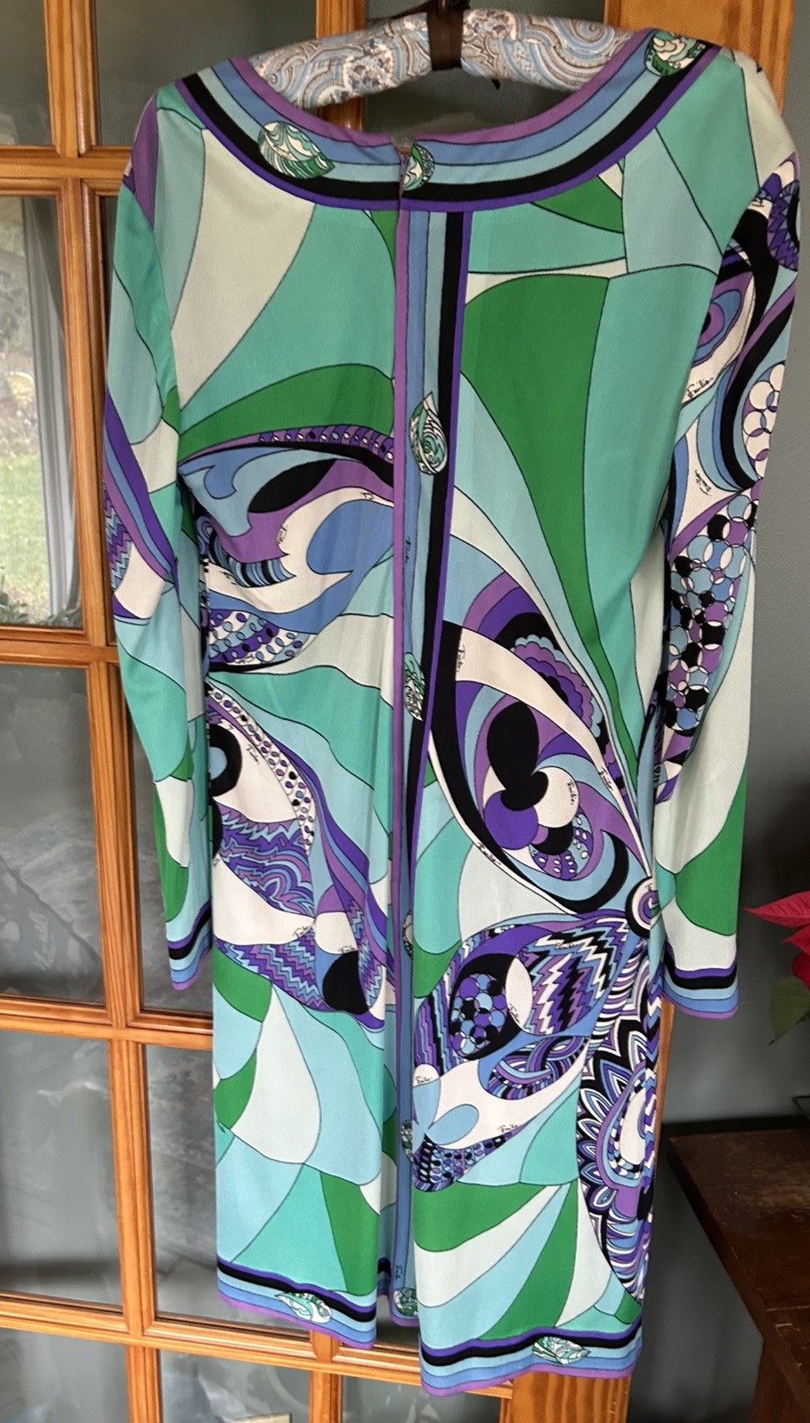 Vintage Emilio Pucci 12 6 Jersey Silk Dress