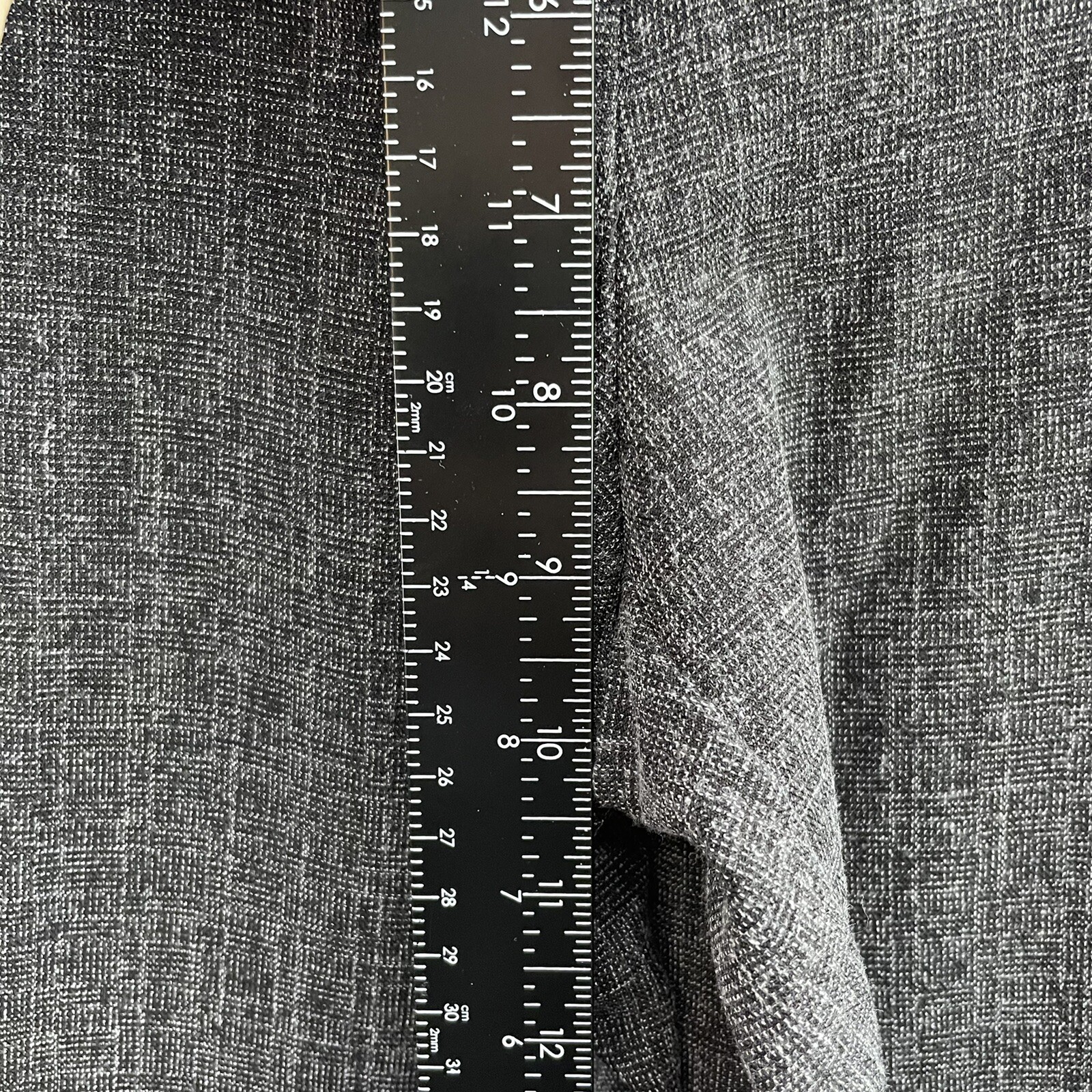 Y2K Vintage Dress Pants Trousers Slacks 8 10 28 29 Grey Bootcut Flare Mid Rise