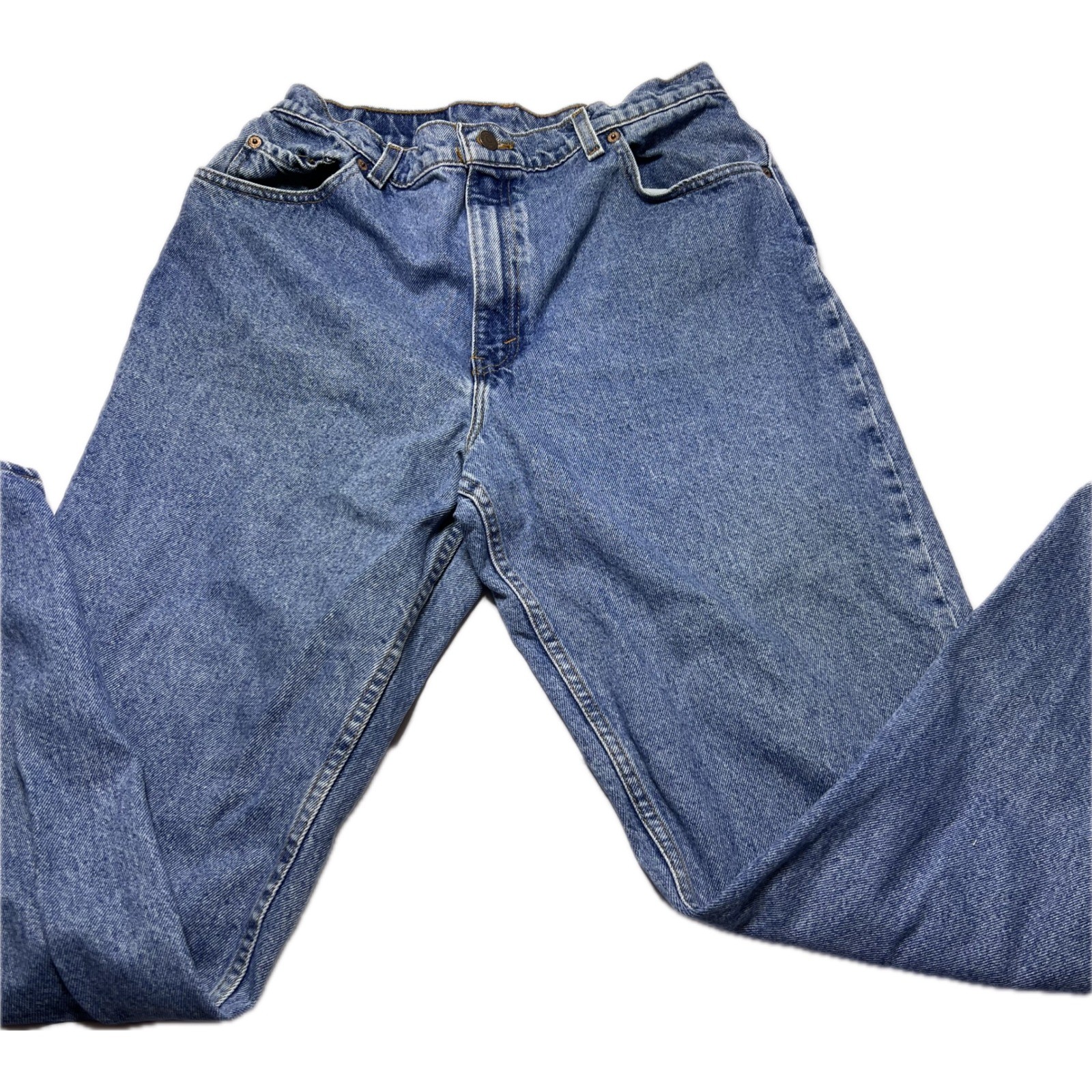 Vintage Levis Womens 551 Jeans | Size 14 Med | 10/1995 | Loose Fit Straight Y2K