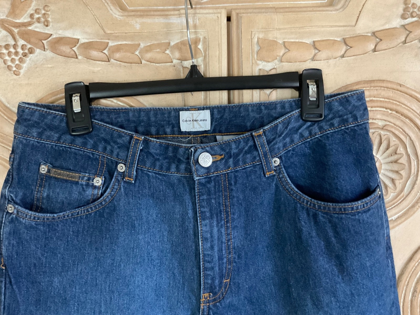 Calvin Klein CK Jeans Size 11 RARE Vintage USA made 100% Cotton Denim UnWorn