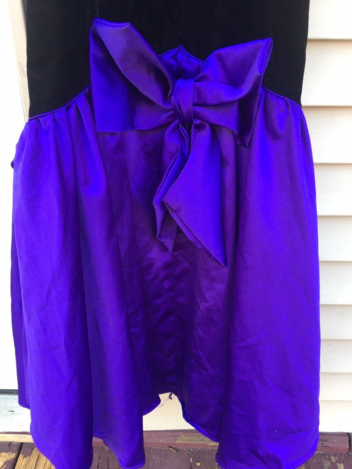 Sharon Atkins Dejavu Vintage Formal Dress Black/Purple Size 12