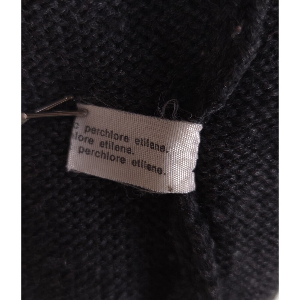 Vintage 80s/90s Celine Paris Baroque Sweater Size 46 L Embroidered Logo Gray