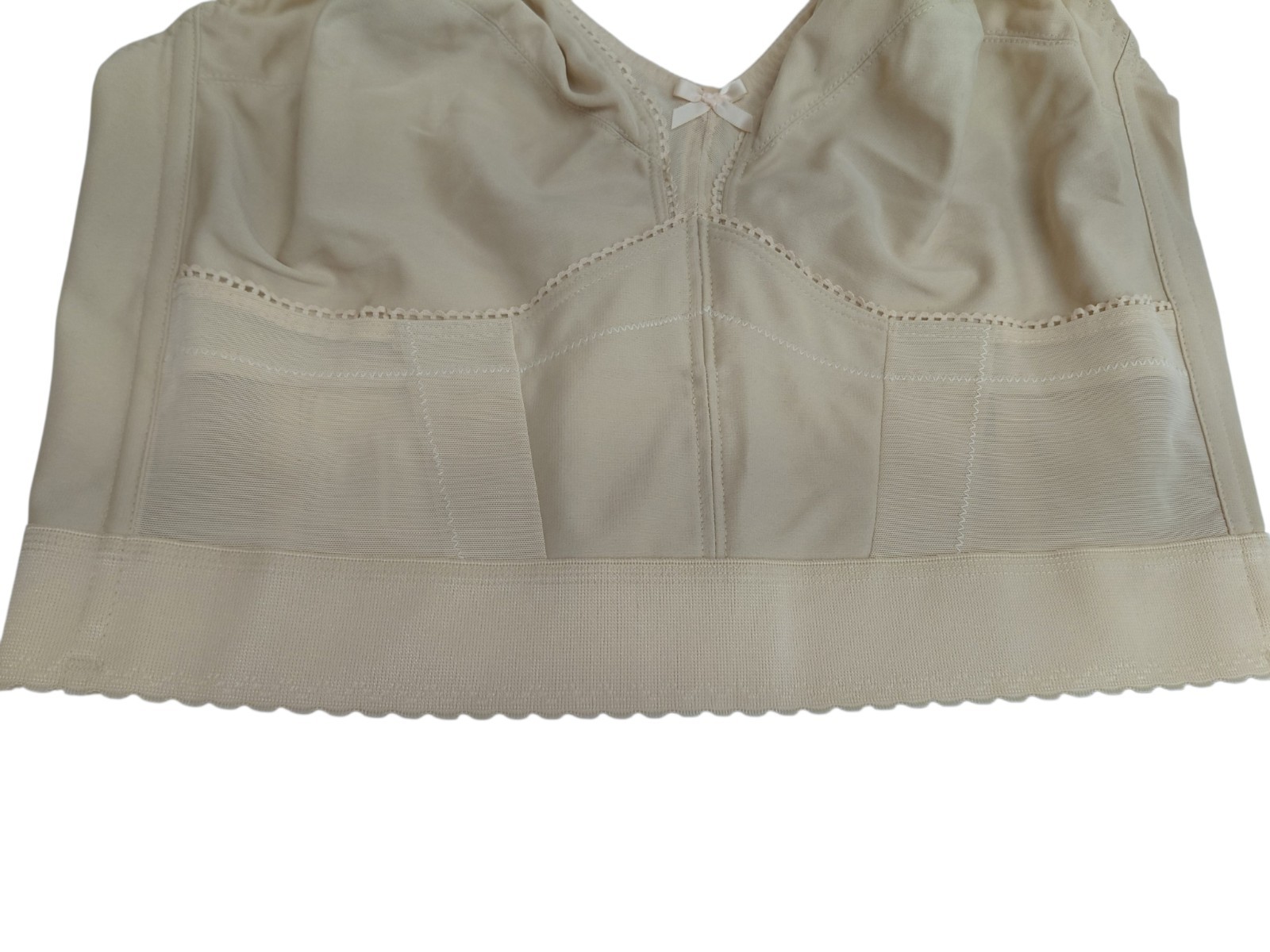 Vintage Crown-nette Longline Bra Size 44D