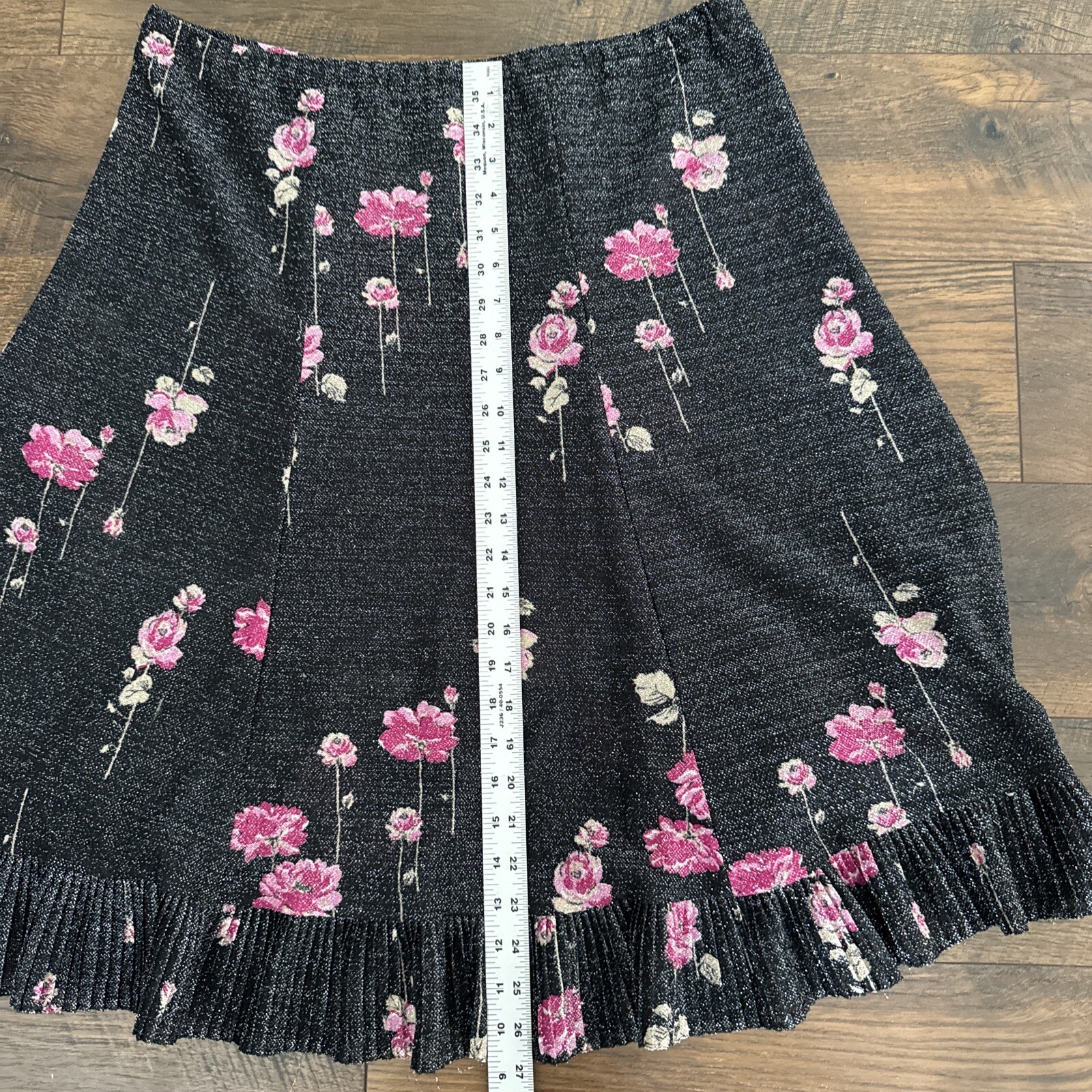 Mary Roberts New York Skirt Set Blouse Skirt Size 20.5 Vintage USA Unique C2