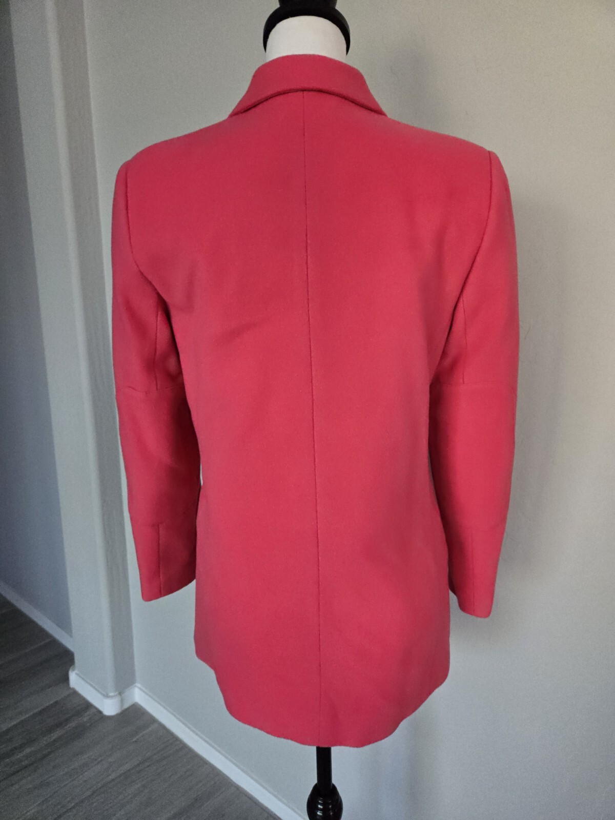Vintage Pink Wool Cashmere Blend HB II by Harve Benard Womens Jacket Blazer Sz 4