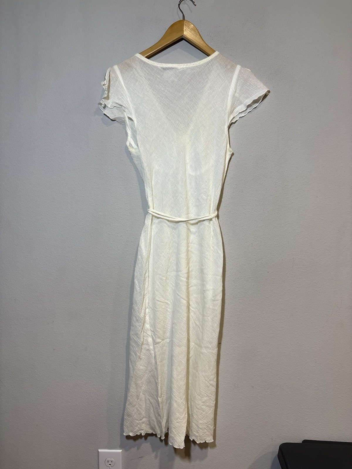 Vintage La Belle Nightgown Slip Dress Lace Trim VNeck Betty Boop Rayon Size 11