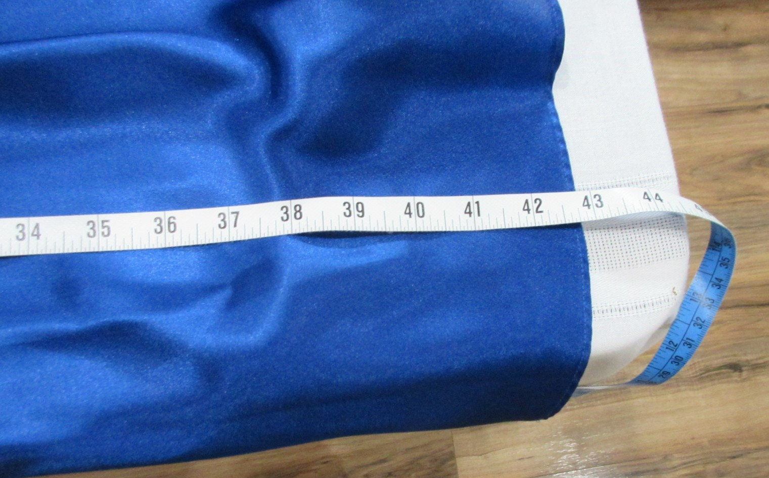 VTG 90’s SEARS INNER MOST BLUE SATIN W/ SEQUIN CHIFFON BODICE NIGHTGOWN SZ L
